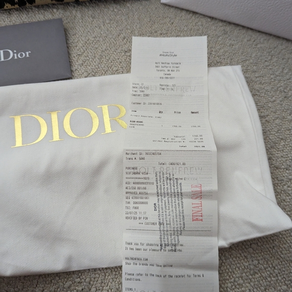 Christian Dior MEDIUM DIORTRAVEL NOMAD POUCH Brand New - Picture 8 of 14